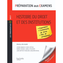 ISBN Préparation aux examens - Histoire du droit et des institutions, Éducatif, Français, 224 pages