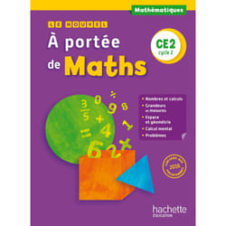 Le Nouvel A portée de maths CE2 - Livre élève