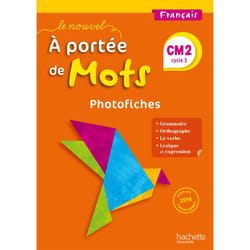 ISBN Le Nouvel A portée de mots - Français CM2 - Photofiches + CD - Ed. 2017