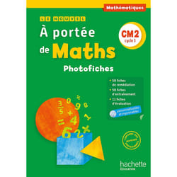 Le Nouvel A portée de maths CM2 - Photofiches