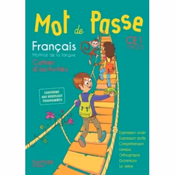 ISBN Mot de Passe Français CE1 - Cahier élève - Ed. 2016, Éducatif, Français, 96 pages