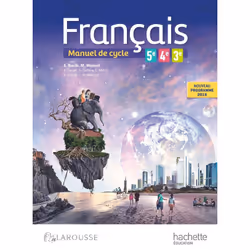 ISBN Français 5e - 4e - 3e (cycle 4), Éducatif, Français, 496 pages