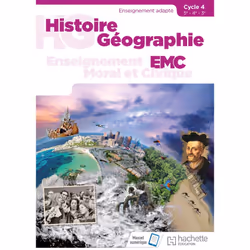 ISBN Histoire - Géographie - EMC SEGPA Cycle 4 (5e, 4e, 3e) - Livre élève - Éd. 2018, Éducatif, Français, 192 pages