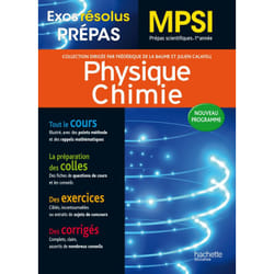 Exos Résolus - Prépas Physique-Chimie MPSI (Broché)