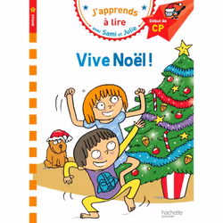 ISBN Sami et Julie CP Niveau 1 Vive Noël, Éducatif, Français, 32 pages