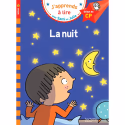 ISBN Sami et Julie CP Niveau 1 La nuit, Éducatif, Français, 32 pages