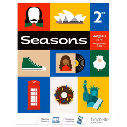 ISBN Seasons 2nde - Livre Élève - Ed. 2019, Éducatif, Français, 240 pages
