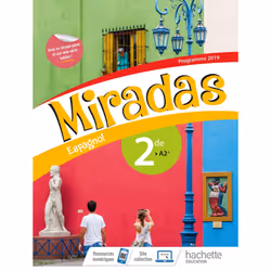 ISBN Miradas 2nde - Livre Élève - Ed. 2019, Éducatif, Français, 240 pages