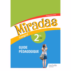 ISBN Miradas 2nde - Livre du professeur - Ed. 2019, Éducatif, Français, 160 pages