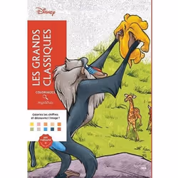 Coloriages mystères - Les Grands Classiques Disney - Tome 1 - Collection Heroes
