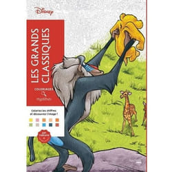 Coloriages mystères - Les Grands Classiques Disney - Tome 1 - Collection Heroes