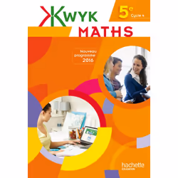 ISBN Kwyk Maths 5e - Livre élève - Edition 2016, Éducatif, Français, 304 pages