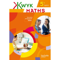 Kwyk Maths 5e - Livre élève - Edition 2016 (Broché)