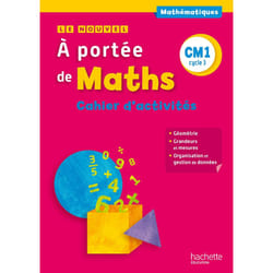 Le Nouvel A portée de maths CM1 - Cahier de géométrie-mesures