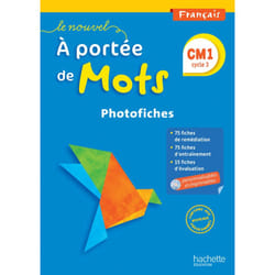 Le Nouvel A portée de mots - Français CM1 - Photofiches + CD