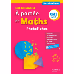 ISBN Le Nouvel A portée de maths CM1 - Photofiches + CD ROM - Ed. 2016, Éducatif, Français, 160 pages