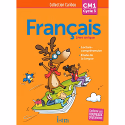 ISBN Caribou Français CM1 - Livre élève - Ed. 2016, Éducatif, Français, 256 pages