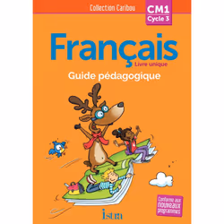 ISBN Caribou Français CM1 - Guide pédagogique + CD - Ed. 2016, Éducatif, Français, 192 pages