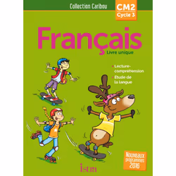 ISBN Caribou Français CM2 - Livre élève - Ed. 2017, Éducatif, Français, 256 pages
