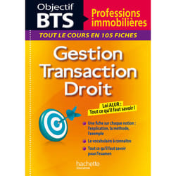 Fiches Objectif BTS Professions immobilières (Broché)