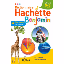 ISBN Dictionnaire Hachette Benjamin 5-8 ans, Éducatif, Français, 448 pages