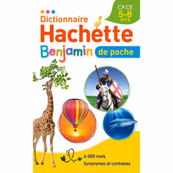 ISBN Dictionnaire Hachette Benjamin Poche, Éducatif, Français, 448 pages