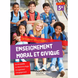 ISBN Cahier du citoyen Enseignement Moral et Civique (EMC) 5e (2015), Éducatif, Français, 64 pages
