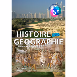 ISBN Histoire-Géographie-EMC cycle 4 / 5e - Livre élève - éd. 2016, Éducatif, Français, 384 pages
