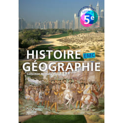 Histoire-Géographie-EMC cycle 4 / 5e - Livre élève - éd. 2016 (Relié)