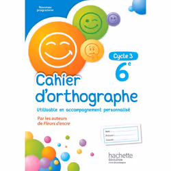 ISBN Cahier d'orthographe cycle 3 / 6e - éd. 2016, Éducatif, Français, 48 pages