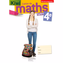 ISBN Cahier de maths Kiwi cycle 4 / 4e - éd. 2016, Éducatif, Français, 144 pages