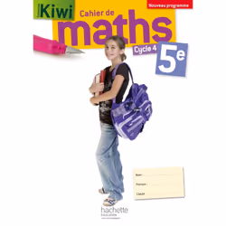 ISBN Cahier de maths Kiwi cycle 4 / 5e - éd. 2016, Éducatif, Français, 144 pages