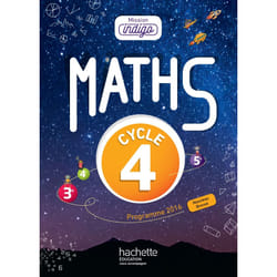 Mission Indigo mathématiques cycle 4 / 5e, 4e, 3e - Livre élève - éd. 2017 (Relié)