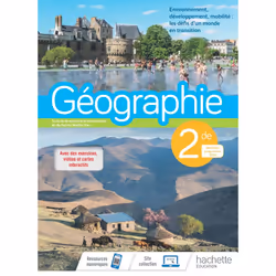 ISBN Géographie 2nde - Livre élève - Ed. 2019, Éducatif, Français, 272 pages