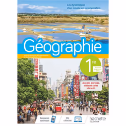 ISBN Géographie 1ère - Livre élève - Ed. 2019, Éducatif, Français, 272 pages
