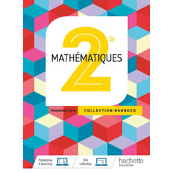 Mathématiques Barbazo 2nde - Livre Élève - Ed. 2019 (Broché)