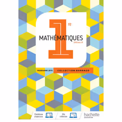 ISBN Barbazo Maths 1ère - Livre élève - Ed. 2019, Éducatif, Français, 384 pages