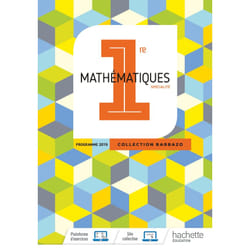 Barbazo Maths 1ère - Livre élève - Ed. 2019 (Broché)