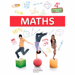 ISBN Mathématiques 4e Enseignement adapté - Livre élève consommable - Ed. 2015, Éducatif, Français, 128 pages