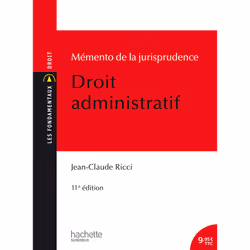 ISBN Mémento de la jurisprudence Droit administratif, Éducatif, Français, 168 pages
