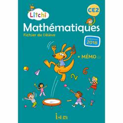 ISBN Litchi Mathématiques CE2 - Fichier élève - Ed. 2020, Éducatif, Français, 160 pages