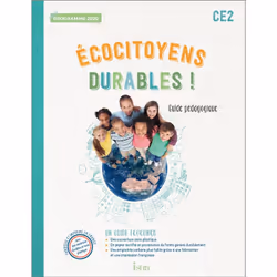 ISBN Ecocitoyens durables ! CE2 - Guide pédagogique - Ed. 2022, Éducatif, Français, 120 pages