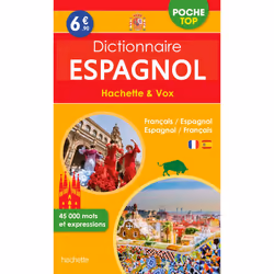 ISBN Dictionnaire Poche Top Hachette Vox - Bilingue Espagnol, Éducatif, Français, 800 pages