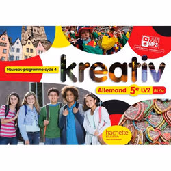 ISBN Kreativ allemand cycle 4 / 5e LV2 - éd. 2016, Éducatif, Français, 144 pages