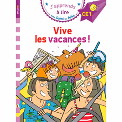 ISBN Sami et Julie CE1 Vive les vacances !, Éducatif, Français, 32 pages