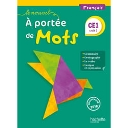 Le Nouvel A portée de mots - Français CE1 - Livre élève - Ed. 2018 (Cartonné)
