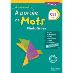 ISBN Le Nouvel A portée de mots - Français CE1 - Photofiches + CD - Ed. 2018, Éducatif, Français, 160 pages