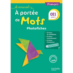 Le Nouvel A portée de mots - Français CE1 - Photofiches + CD