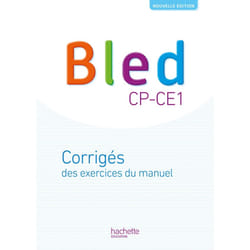 Bled CP/CE1 - Corrigés du manuel
