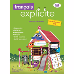ISBN Français Explicite CE1 - Livre de l'élève - Ed. 2019, Éducatif, Français, 192 pages